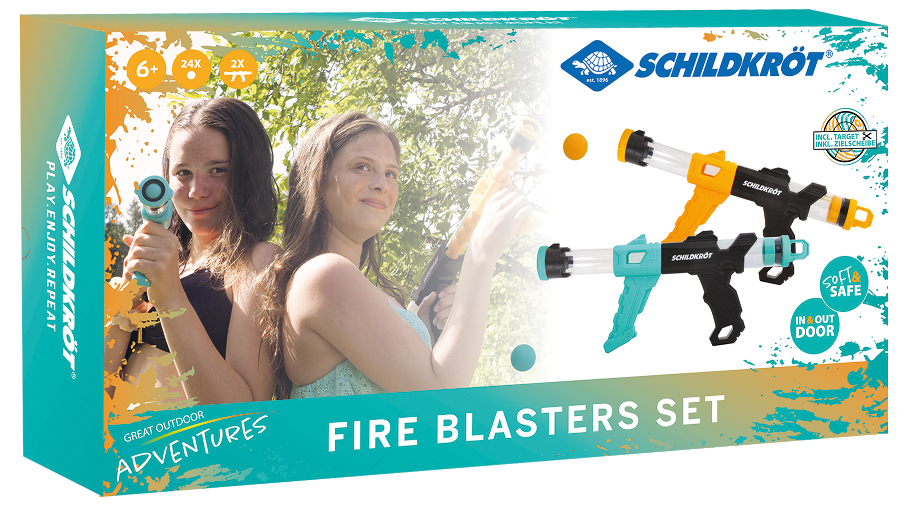 Schildkröt Fire Blasters Set-8