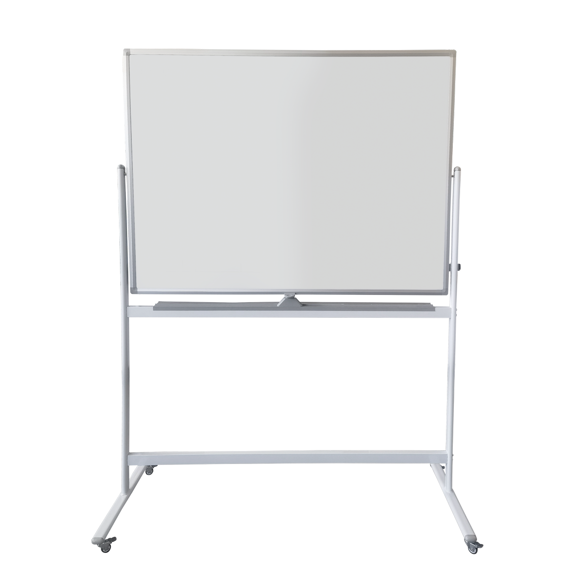 Tableau blanc pivotant sur roulettes 120 x 90 cm-1