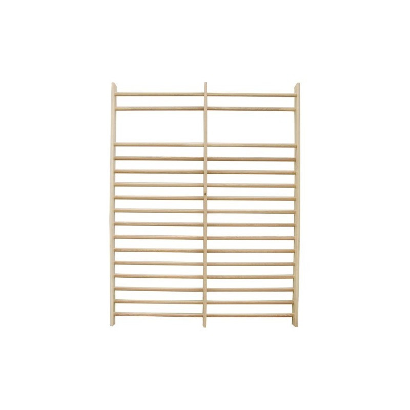Espalier double en hêtre 2,6 × 2 m – 16 échelons-1