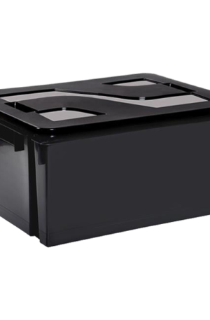 Bac de rangement avec couvercle 50L-1