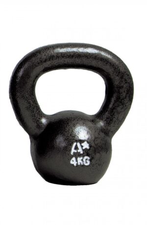 Kettlebell en fonte – Noir, de 4 à 32 kg-1
