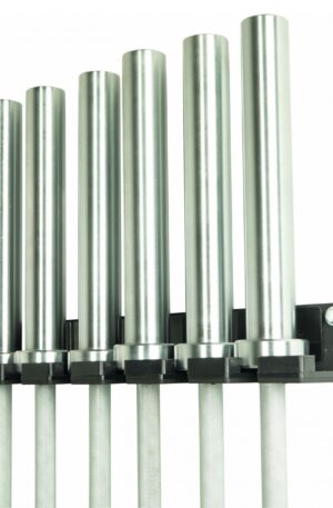Support mural vertical pour 6 barres olympiques | Acier inoxydable-1
