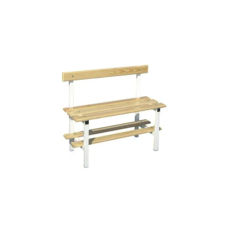 BANC DE VESTIAIRE AVEC DOSSIER-1