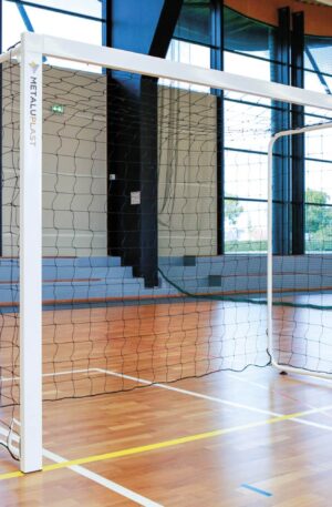 1 BUT HANDBALL SCOLAIRE 3 x 2 m - TUBE 80 x 40 mm - ACIER G+P - À SCELLER-1